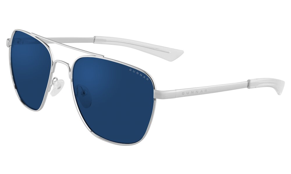 GUNNAR kancelářske/herní brýle MUSTANG CHROME sluneční skla NEUTRAL BLF 90 Natural focus MUS-00311