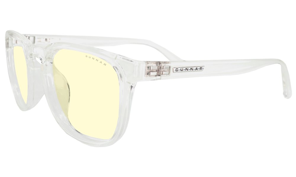 GUNNAR kancelářske/herní brýle OAKLAND CRYSTAL * jantárová skla * BLF 65 * GUNNAR focus OAK-07601