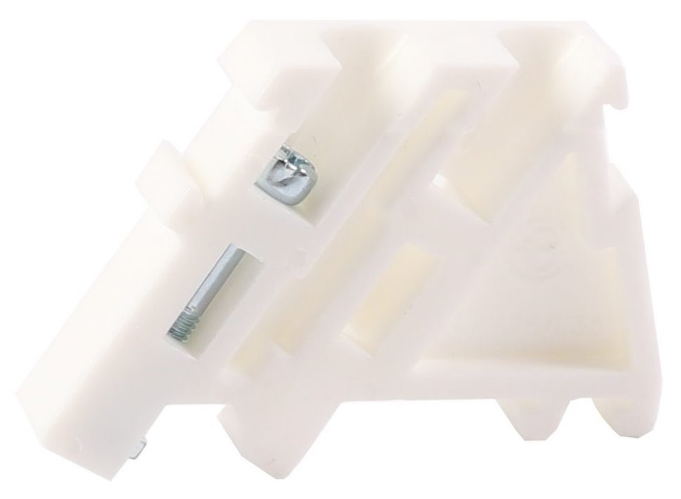 GWL koncová svěrka RSA L35 na DIN lištu, bílá