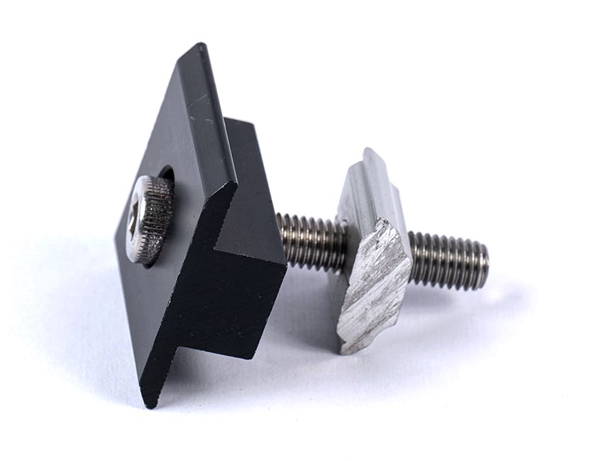 GWL SCSD-40B hliníkový černý středový držák SC solárního panelu (35 i 40 mm)