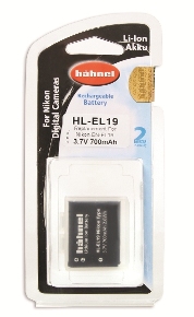 Hähnel HL-EL19 - Nikon EN-EL19 3.7V, 700mAh, 2.6Wh 1000 202.2