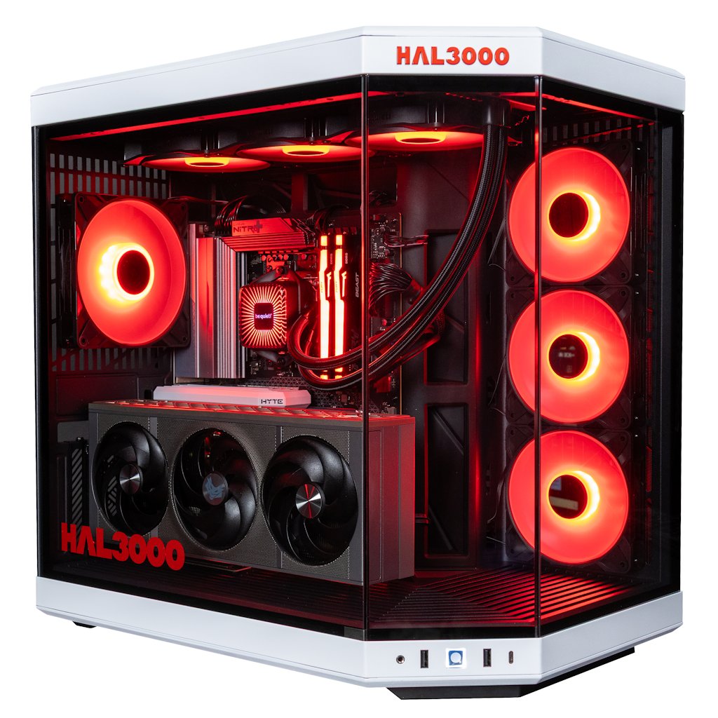 HAL3000 Alfa Gamer Nitro Panda / AMD Ryzen 7 9800X3D/ 32GB DDR5/ RX 9070 XT/ 2TB PCIe4 SSD/ WiFi/ W11 PCHS2875