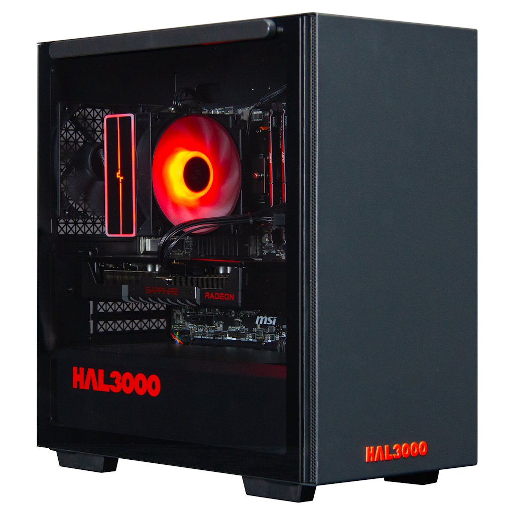 HAL3000 Online Gamer / AMD Ryzen 5 5600/ 32GB DDR/ RX 9060 XT/ 1TB PCIe SSD/ WiFi/ W11 PCHS2760