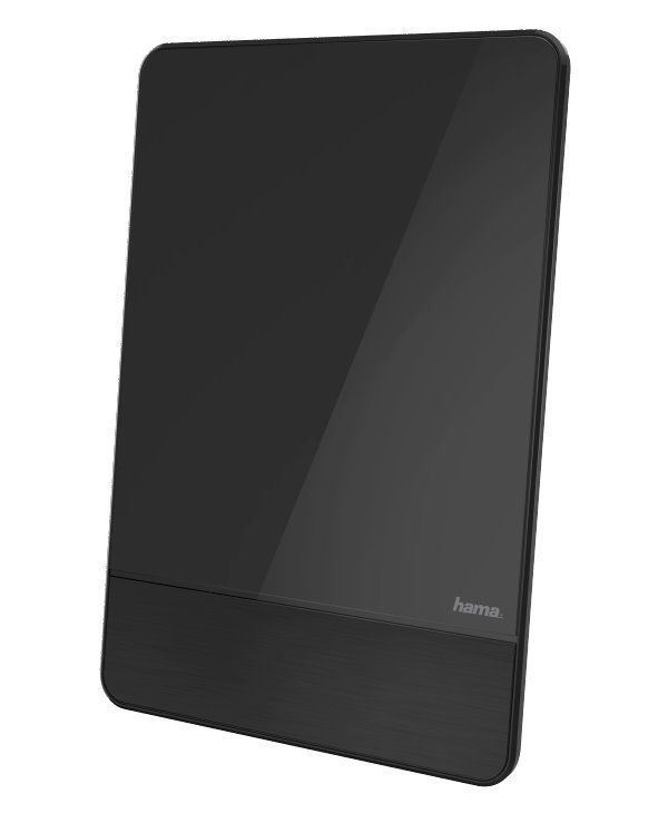 HAMA aktivní DVB-T/T2 anténa FL-2/ 470-790 MHz/ LTE filtr/ plochá/ černá 121703