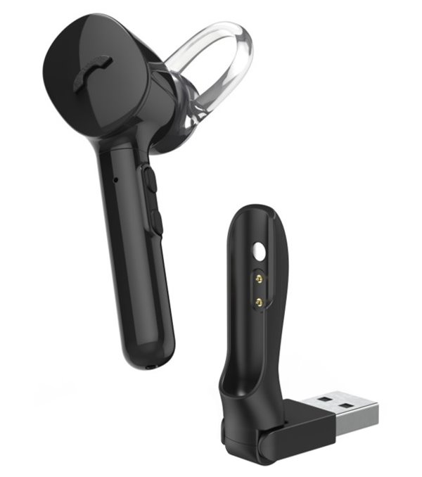 HAMA Bluetooth headset MyVoice1300/ mono/ pro 2 zařízení/ hlasový asistent (Siri, Google)/ černý 177060