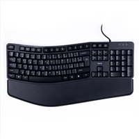 Hama ergonomická klávesnica EKC-400, odnímateľná podložka pod zápästie 182630