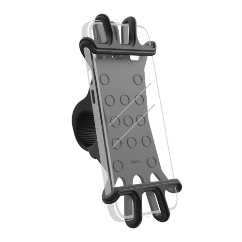 Hama Flexible, držiak mobilu na riadidlá bicykla, pre zariadenia so šírkou 6-8 cm a výškou 13-16 cm 201508_hama