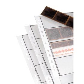 Hama obal na negatívy, 4 pásy po 4 (24x36 mm)/po 3 zábery (6x6 cm), pergamen matný, A4, 100 ks 2257