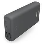 HAMA powerbanka Supreme 20HD, 20000 mAh, 3 A, 3 výstupy: 1x USB-C, 2x USB-A, šedá 201669