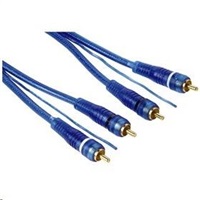 Hama RCA (phono) Cable, 2 RCA Plugs - 2 RCA Plugs, with remote, 5m, blue 62417
