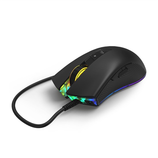 HAMA uRage gamingová myš Reaper 400/ drátová/ optická/ podsvícená/ 10 000 dpi/ 8 tlačítek/ USB/ černá 186036