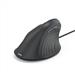 Hama vertikálna ergonomická káblová myš ECM-500L, pre ľavákov, čierna 173087