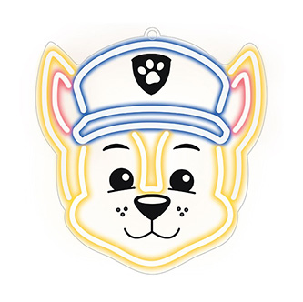 Hanging neon LED Paw Patrol on plexiglass - Chase OW-130346 GSM189317