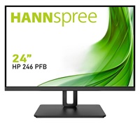 HANNspree HP246PFB 24" monitor, 1920x1200 WUXGA, 16:10, DP, HDMI, VGA, reproduktory, výškovo nastaviteľný stojan