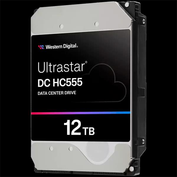 HDD Server WD Ultrastar DC HC555 12TB 512e SE, 3.5", 512MB, 7200 RPM, SATA, NP3, SKU: 0B48720 WUH722012CLE6L4