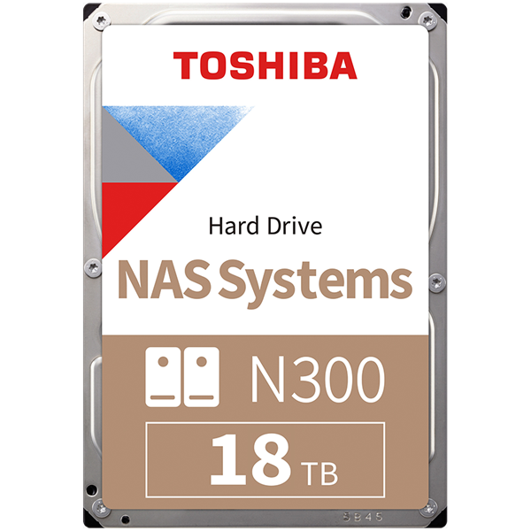 HDD TOSHIBA NAS N300 3.5", 18TB, 1024MB, SATA 6.0 Gbps, 7200 rpm BULK MN11ACA18TS
