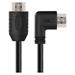 HDMI 2.0 high speed kábel A vidlica – A vidlica 90° 1,5m 8592920107928