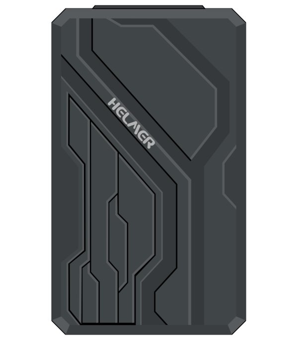 HELMER GPS lokátor LK 521 s výdrží baterie až 7 let pro sledování a hlídání vozů, karavanů, bagrů, traktorů či hlmlk521