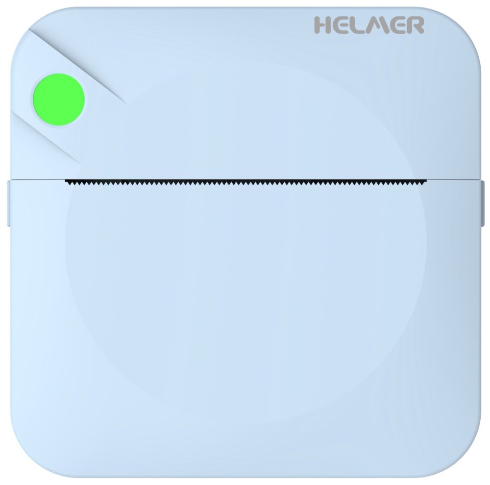 HELMER přenosná termo mini tiskárna TP 01/ rozlišení tisku 200dpi/ Bluetooth/ baterie 1000mAh/ micro USB/ Androi hlmtp01