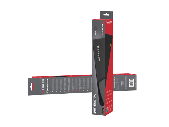 Herní podložka pod myš Genesis CARBON 700 Cordura XL, 45x40cm, černá NPG-1800