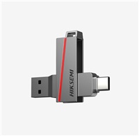 HIKSEMI Flash Disk 128GB Dual, USB 3.2 (R:30-150 MB/s, W:15-45 MB/s) HS-USB-E307C(STD)/128G/U3/NEW