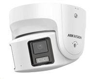HIKVISION DS-2CD2387G2P-LSU/SL(4MM)(C), 8MPix IP Turret ColorVu AcuSense panoramatická kamera; LED 30m, WDR 130dB, Audi