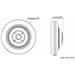 Hikvision DS-2CD2955FWD-IS(1.05MM) Dome Indoor Fisheye Fixed Lens