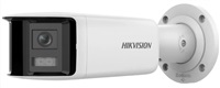 Hikvision DS-2CD2T47G2P-LSU/SL(2.8mm)(C), 4MPix IP ColorVu AcuSense panoramatická kamera; LED 40m, WDR 130dB, Audio
