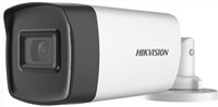 Hikvision DS-2CE17H0T-IT3FS(2.8mm), 5MPix HDTVI Bullet kamera; IR 40m, Mikrofon, 4v1, IP67