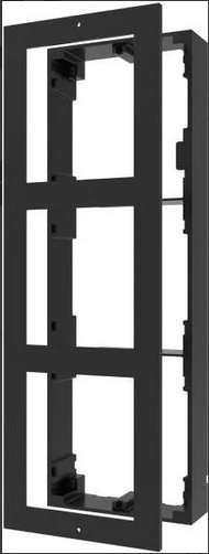 Hikvision DS-KD-ACW3 - povrchový rámček 3 moduly čierny DS-KD-ACW3-BLACK