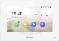 HIKVISION DS-KH6320-WTE1-W(O-STD), 7" IP bytový dotykový monitor, Wi-Fi; PoE; bílý