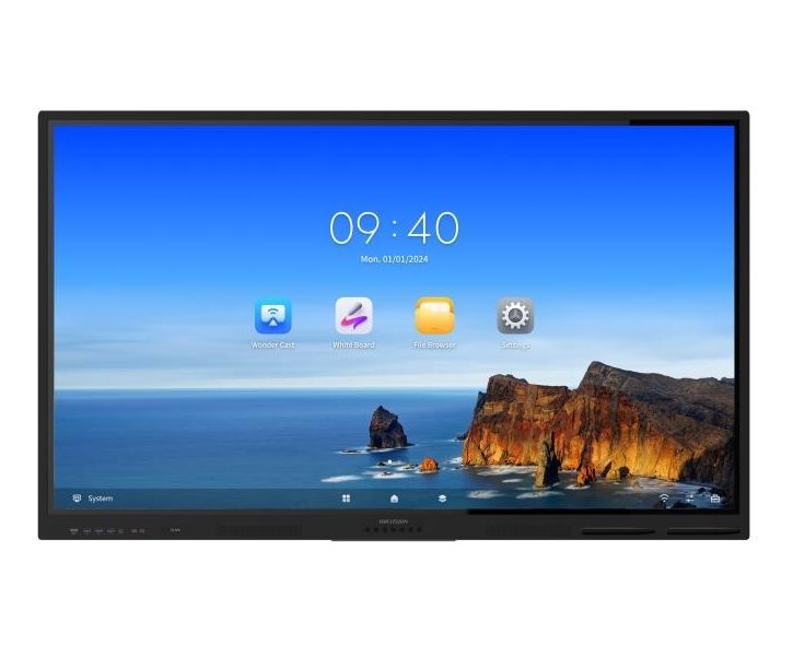 HIKVISION interaktivní dotykový panel 65", 4K, Android 13, 8GB , 64GB storage, 40 points ,infrared, Type- DS-D5B65RB/EL