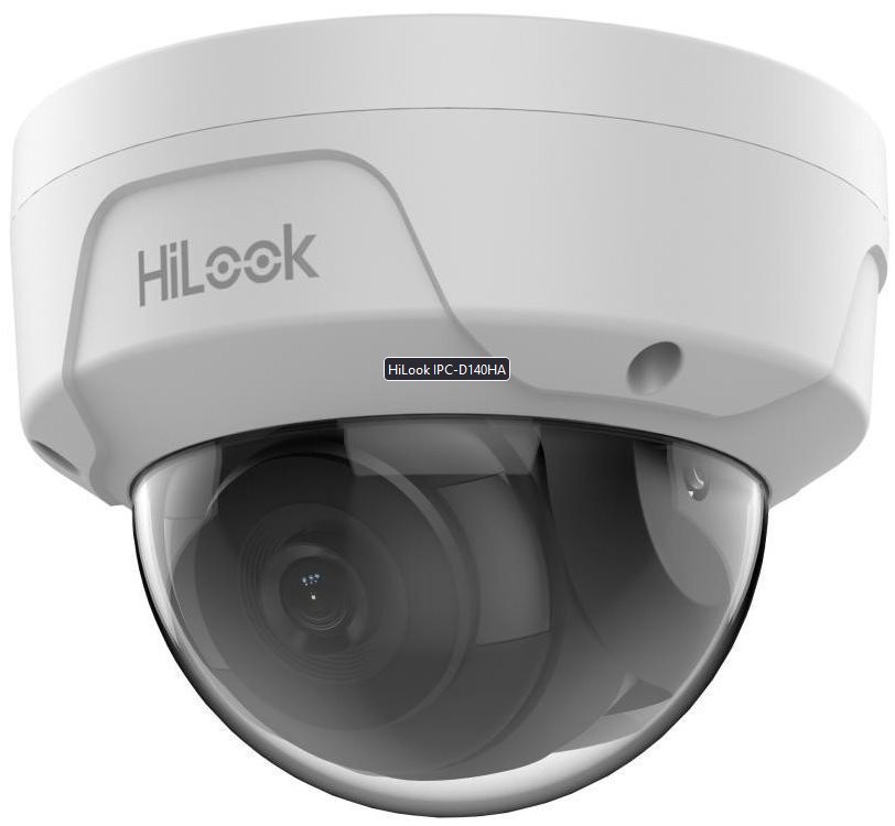 HiLook IPC-D140HA/ Dome/ rozlišení 4Mpix/ objektiv 2.8mm/ H265+/ Motion Detection 2.0/ krytí IP67/ IK10/ IR30m 311320719