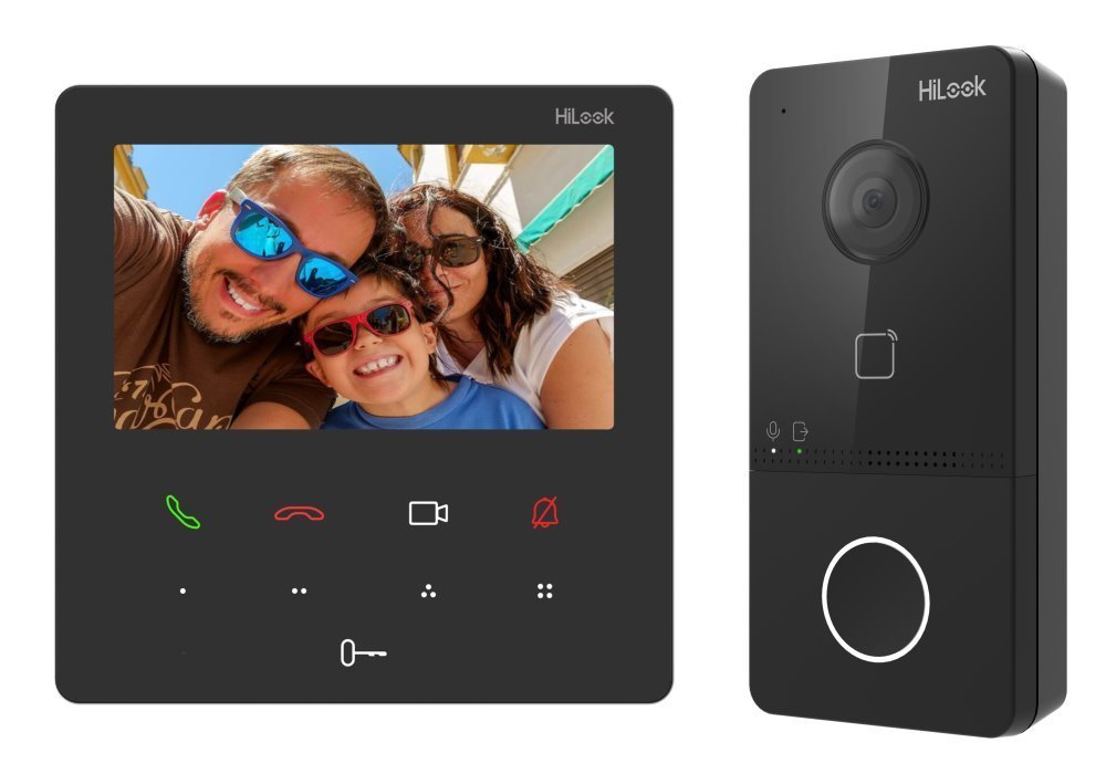 HiLook powered by Hikvision chytrý domácí interkom VI-K46P/ Wi-Fi/ 1080p/ 4,3" 480x272/ videotelefon/ Ochranný 305304997