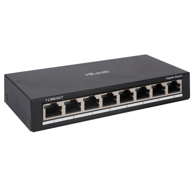 HiLook Powered by HIKVISION switch NS-0508/ 8x port/ 1000 Mbps RJ45 ports/ 1 Gbps/ Kov 301803066