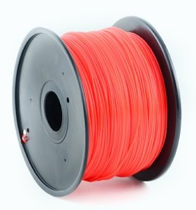 HIPS plastic filament pre 3D tlač, priemer 1,75mm, farba červená, Gembird 3DP-HIPS1.75-01-R