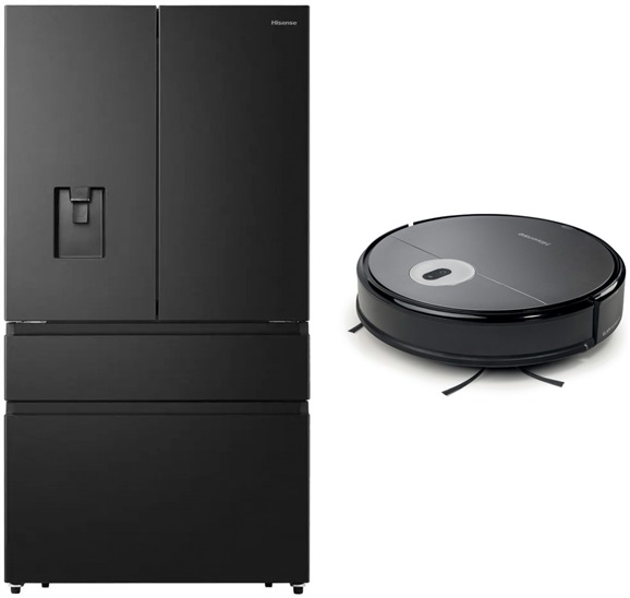 Hisense RF749N4WFF + RVCG144AB Americka chladnicka + Roboticky vysavac 100001879730