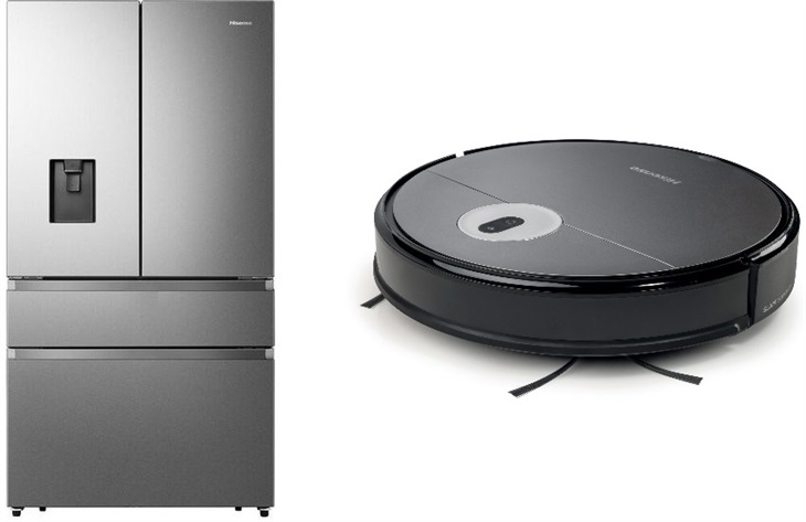 Hisense RF749N4WIF + RVCG144AB Americka chladnicka + Roboticky vysavac 100001879732