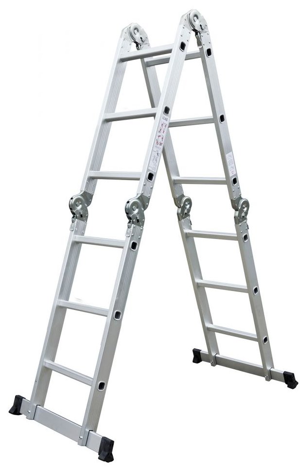 Hliníkové štafle G21 GA-SZ-4x3-3,7M multifunkčné + podlážka GA-SZ4-3PDL