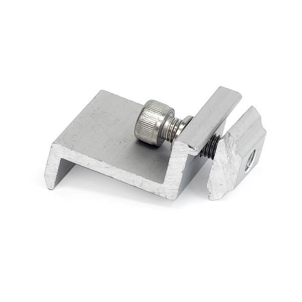 Hliníkový koncový držák SC solárního panelu (35 mm)