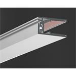 Hliníkový profil Prowax KRAV 810 neanodizovaný, bez difuzoru - 2m 70374660