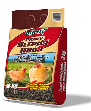Hnojivo Agro Pravý slepičí hnůj 3 kg