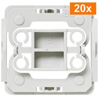 Homematic IP Adapter Berker B2, set 20ks EQ3-ADA-B2-20