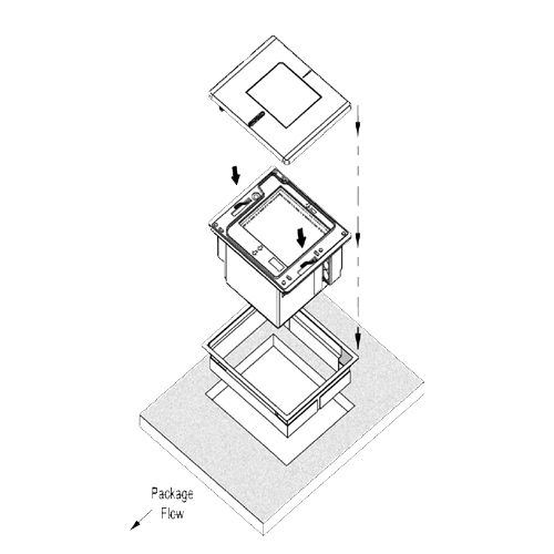 Honeywell Rámeček prozabudování MS7600 Horizon 46-46641