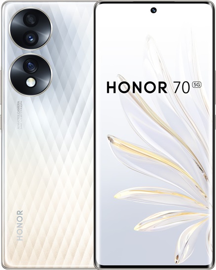 Honor 70 5G 8+256GB Crystal Silver 6936520811373