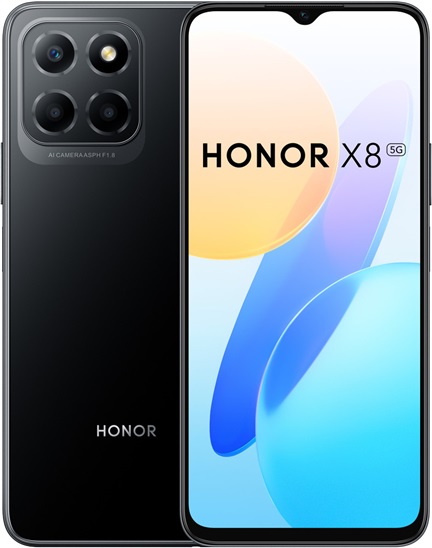 Honor X8 5G 6+128GB Midnight Black 6936520812202