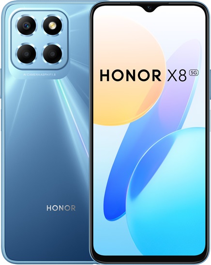 Honor X8 5G 6+128GB Ocean Blue 6936520812233