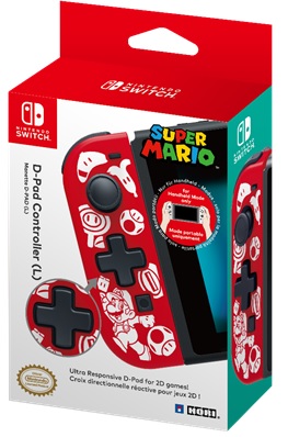 Hori D-Pad Controller for Nintendo-Mario 0810050910477
