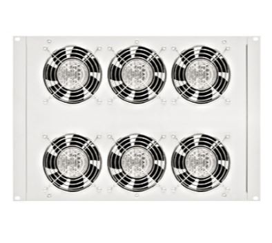 Horní/spodní ventil.jednotka,6x ventilátor,termostat,8U DLT44806-A