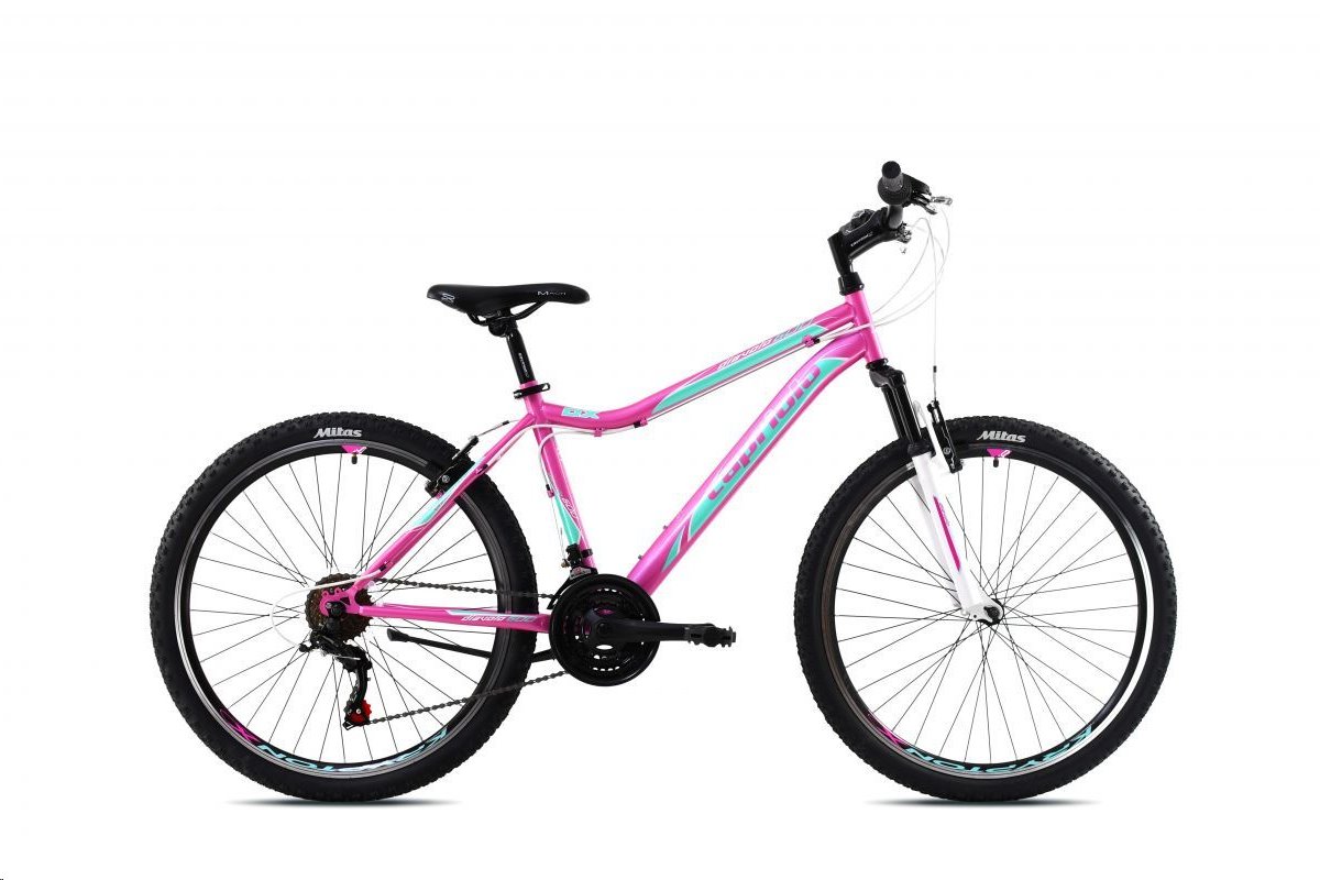 Horský bicykel Capriolo DIAVOLO DX 600 26"/18HT white-pink 17" (2021) 921363-17
